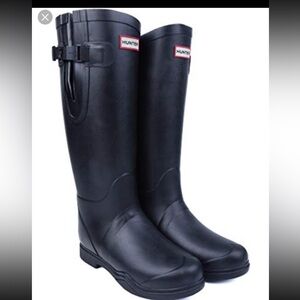 Hunter Black Waterproof Boots